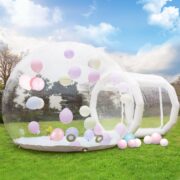 The best Inflatable clear bubble camping tent, Inflatable transparent bubble dome tent for rent